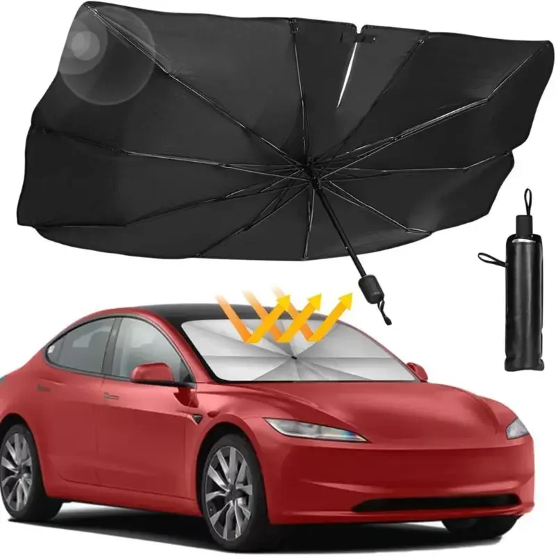 Car Sunshade Windshield Umbrella Foldable - Pare-soleil pliable universel pour pare-brise de