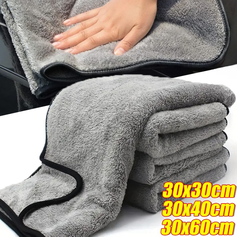 Microfiber Car Drying Towel Super Absorbent - Serviette de nettoyage en microfibre pour