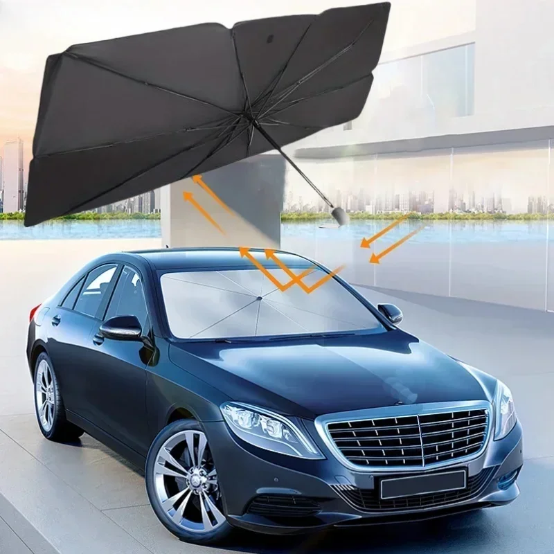 Car Sunshade Windshield Umbrella Foldable - Pare-soleil pliable pour pare-brise de voiture,