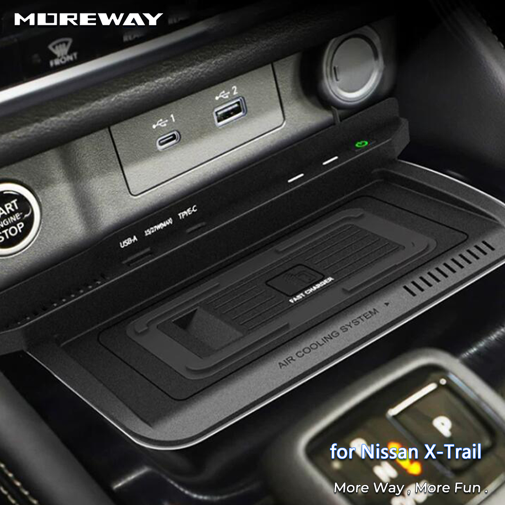 Wireless Car Charger Mount Fast Charging - Chargeur sans fil pour voiture Nissan