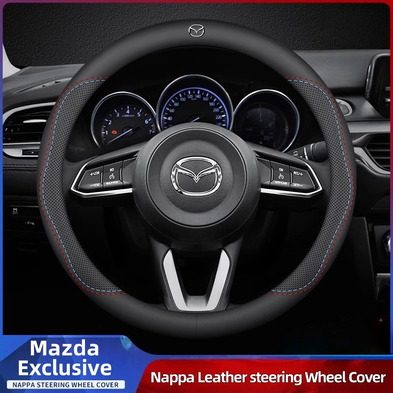 Housse de volant de voiture en - Car Steering Wheel Cover Anti Slip Breathable avis et prix