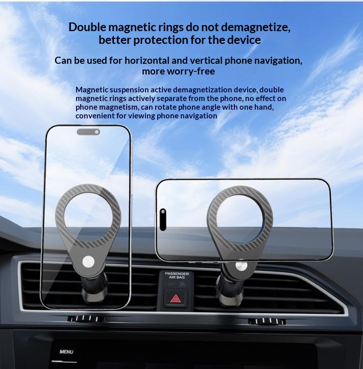 Nouveau support magnétique pou - Magnetic Phone Holder For Car Vent avis et prix