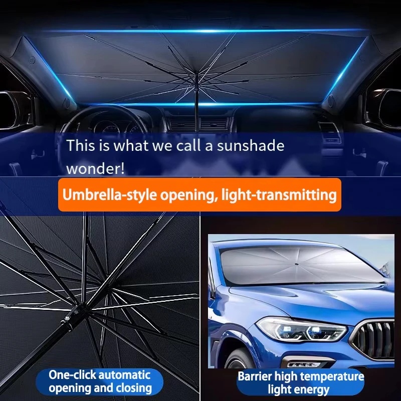 Petits cadeaux pour les chauss - Car Sunshade Windshield Umbrella Foldable avis et prix