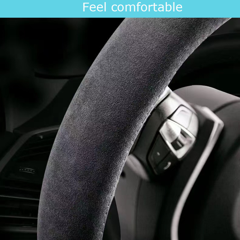 Housse de volant de voiture en - Car Steering Wheel Cover Anti Slip Breathable avis et prix