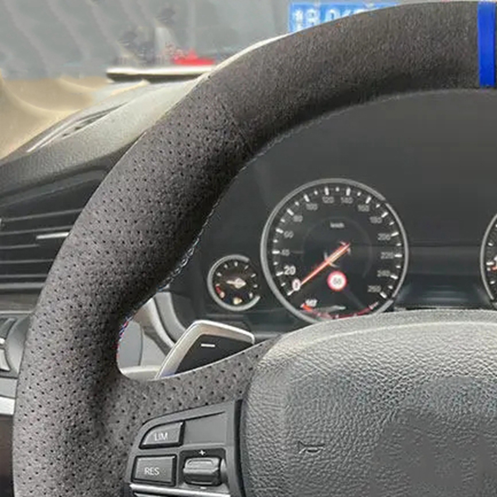 Housse de volant de voiture en - Car Steering Wheel Cover Anti Slip Breathable avis et prix