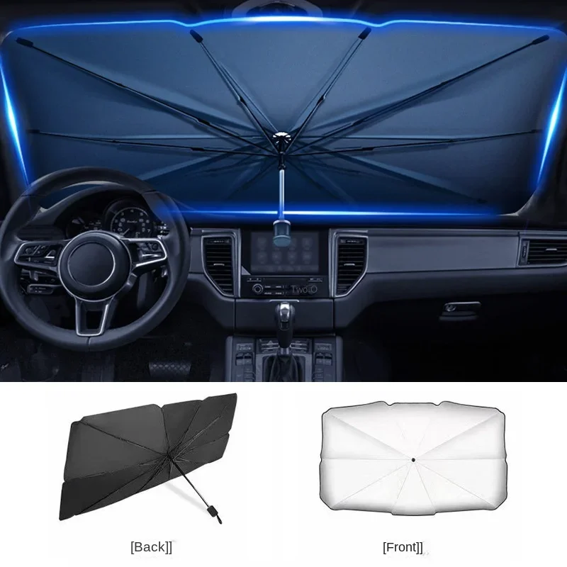 Pare-soleil pliable pour pare- - Car Sunshade Windshield Umbrella Foldable avis et prix