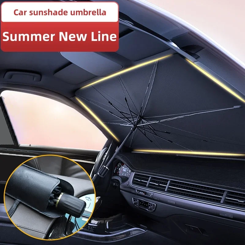Pare-soleil pliable pour pare- - Car Sunshade Windshield Umbrella Foldable avis et prix